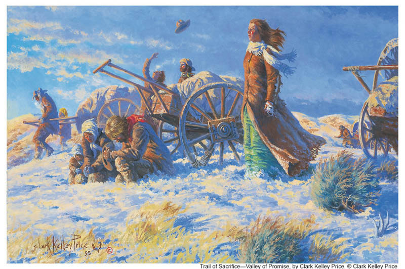 Handcart Pioneers Salt Lake Mormon