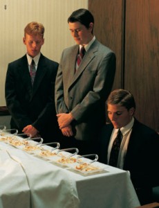 Mormon Blessing the Sacrament