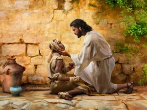Jesus heals the leper